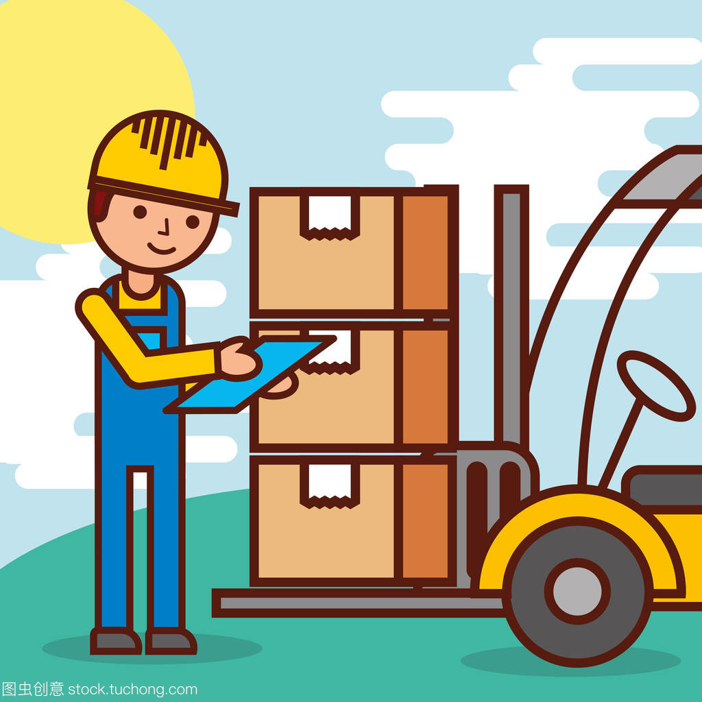 物流行业的“幕后脊梁” 物流工人与叉车装卸箱的全流程解析